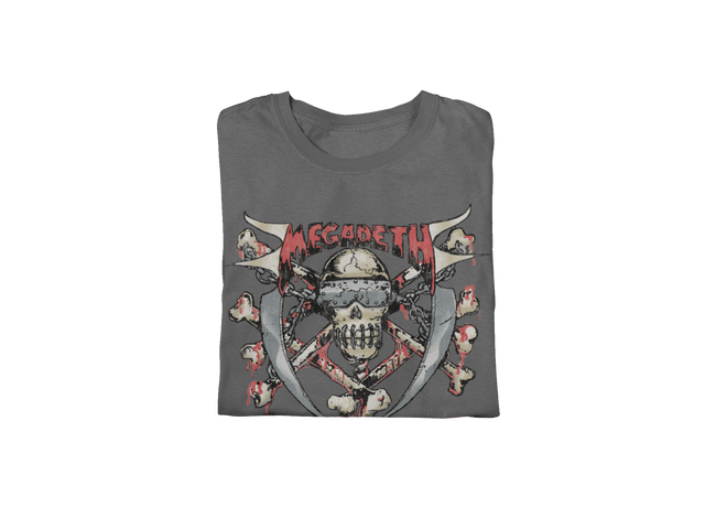 MegaDeth - Hand Painted Vic Jumbo Print T-Shirt []