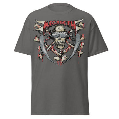 MERCHMOMENT MegaDeth - Hand Painted Vic Jumbo Print T-Shirt [Apparel]