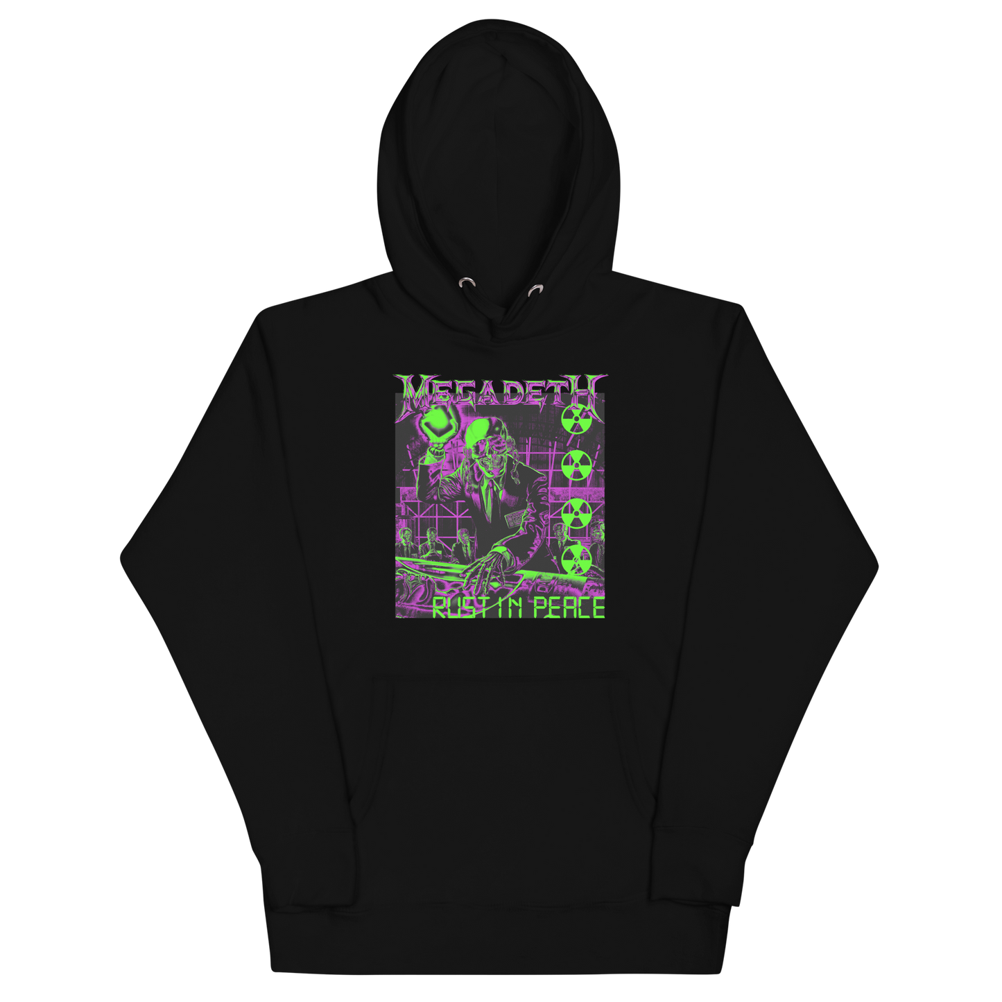 MERCHMOMENT Megadeth Neon Rust Classic Hoodie [Apparel]