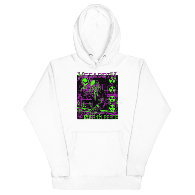 Stakes - Megadeth Neon Rust in Peace Classic Hoodie []