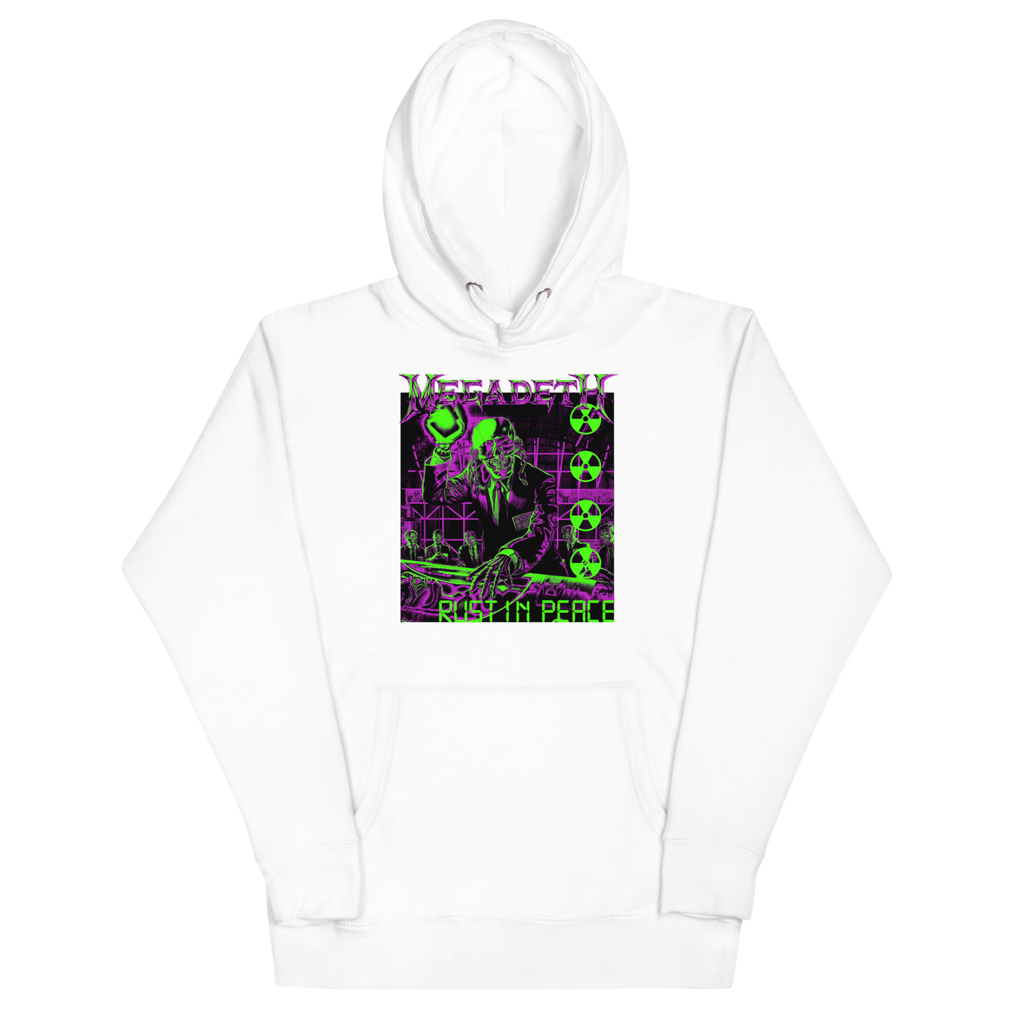 MERCHMOMENT Megadeth Neon Rust in Peace Classic Hoodie [Apparel]