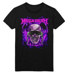 MERCHMOMENT Megadeth Purple Nuclear Jumbo Print T-Shirt [Apparel]