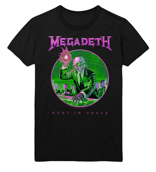 Stakes - Megadeth Purple Rust Jumbo Print T-Shirt []