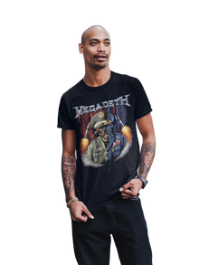 MERCHMOMENT MegaDeth - Rattlehead Vic Jumbo Print T-Shirt [Apparel]