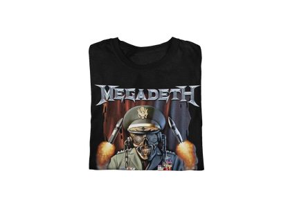 MERCHMOMENT MegaDeth - Rattlehead Vic Jumbo Print T-Shirt [Apparel]