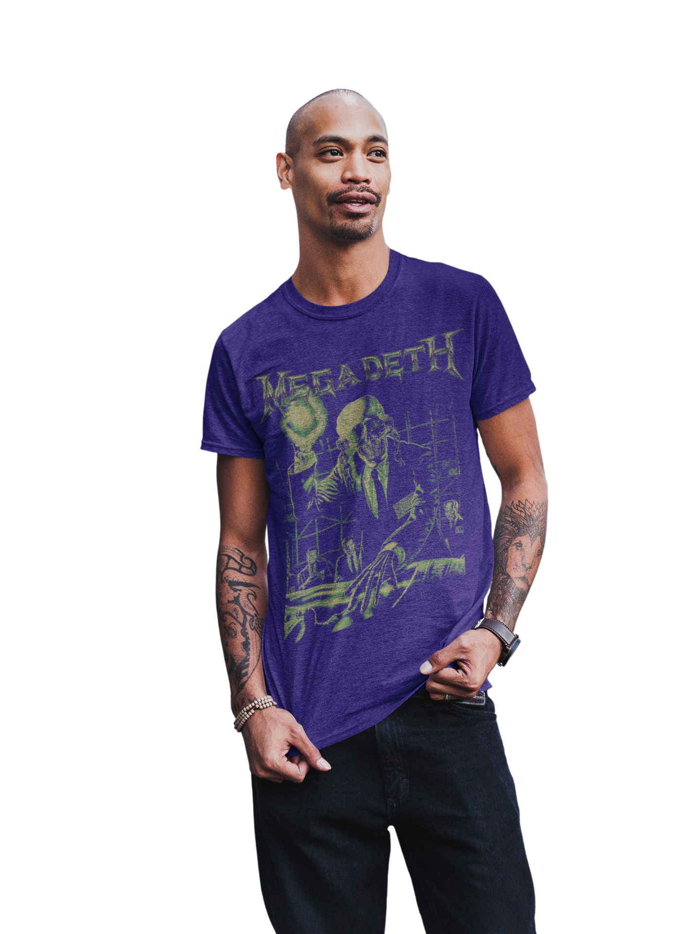 MERCHMOMENT MegaDeth - See No Evil Jumbo Print T-Shirt [Apparel]
