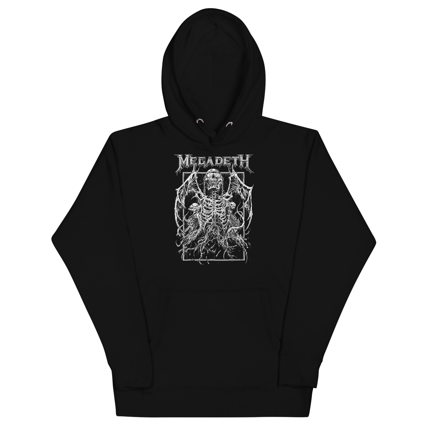 MERCHMOMENT Megadeth Skeleton Wings Classic Hoodie [Apparel]