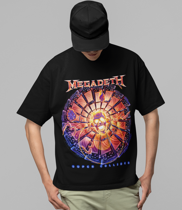 Stakes - Megadeth Super Collider Jumbo Print T-shirt []