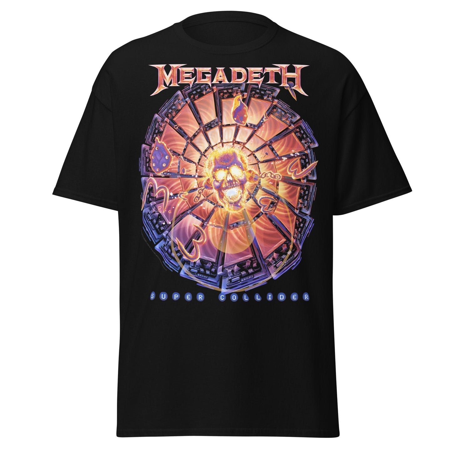 MERCHMOMENT Megadeth Super Collider Jumbo Print T-shirt [Apparel]