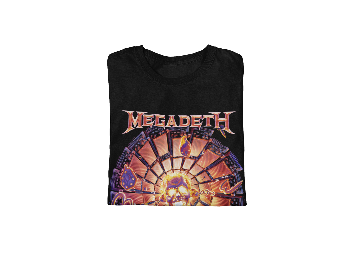 MERCHMOMENT Megadeth Super Collider Jumbo Print T-shirt [Apparel]