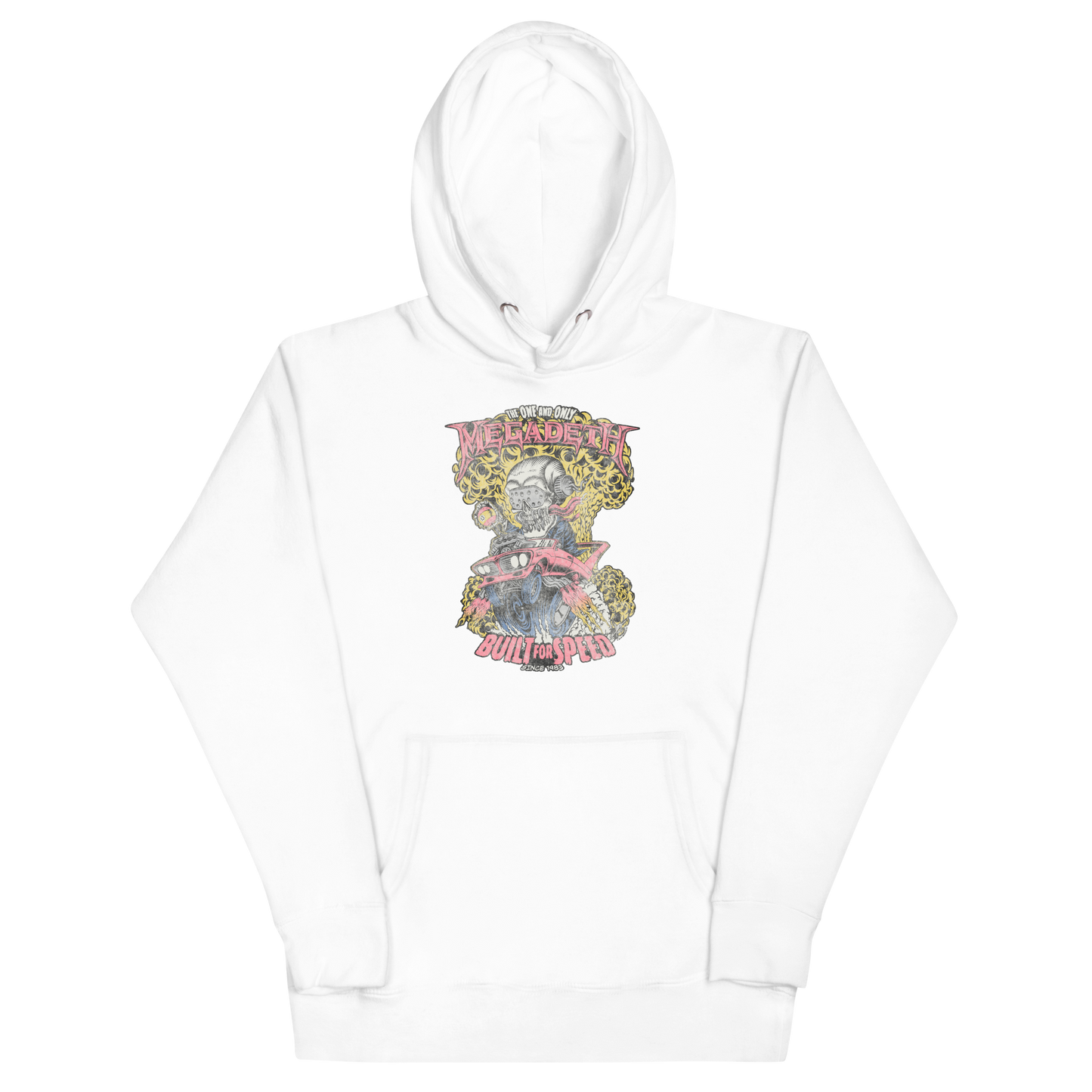 MERCHMOMENT MegaDeth - Vintage Built for Speed Classic Hoodie [Apparel]