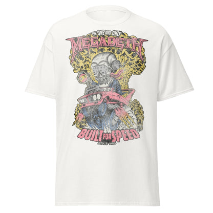 MERCHMOMENT MegaDeth - Vintage Built for Speed Jumbo Print T-Shirt [Apparel]