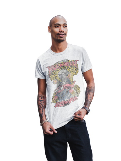 MERCHMOMENT MegaDeth - Vintage Built for Speed Jumbo Print T-Shirt [Apparel]