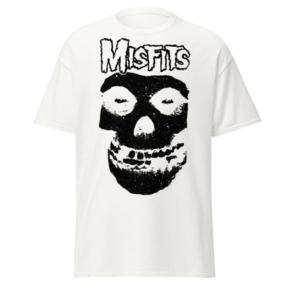 MERCHMOMENT Misfits Black Skull Jumbo Print T-shirt [Apparel]