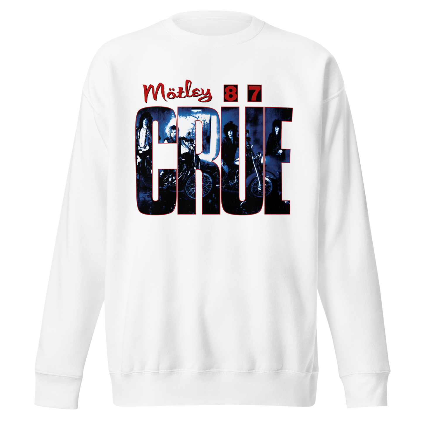 MERCHMOMENT Motley Crue - 1987 Tour Vintage Jumbo Print Sweatshirt [Apparel]
