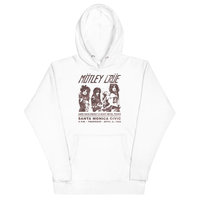 Motley Crue '82 Santa Monica Classic Hoodie []