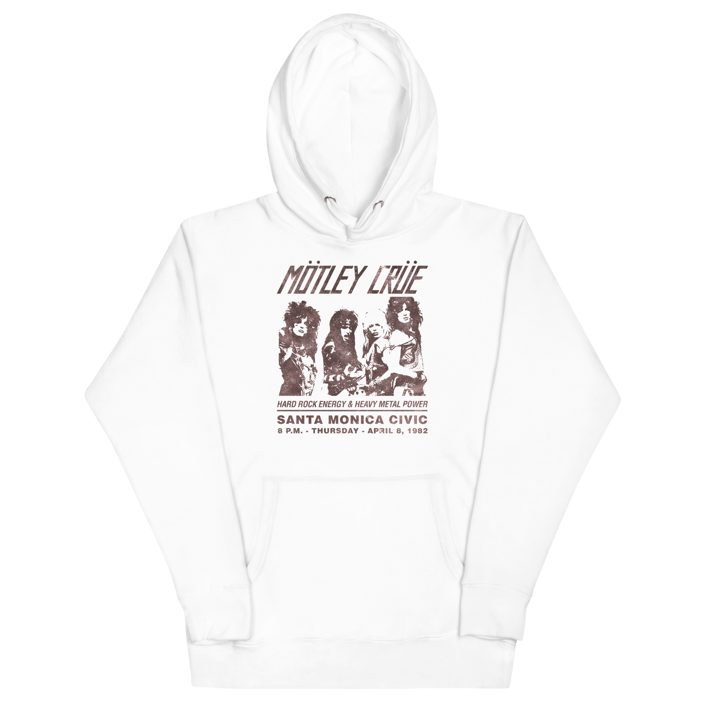 MERCHMOMENT Motley Crue '82 Santa Monica Classic Hoodie [Apparel]