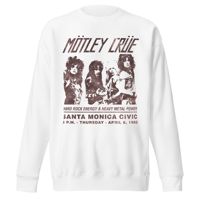 Stakes - Motley Crue '82 Santa Monica Jumbo Print Sweatshirt []