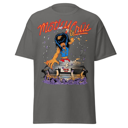 MERCHMOMENT Motley Crue Allister Dome Jumbo Print T-shirt [Apparel]