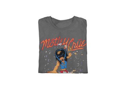 MERCHMOMENT Motley Crue Allister Dome Jumbo Print T-shirt [Apparel]