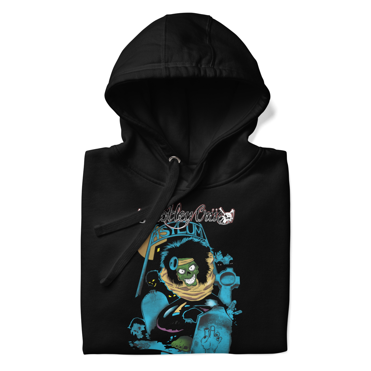 MERCHMOMENT Motley Crue Asylum Vintage Hoodie [Apparel]