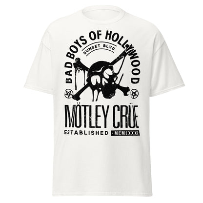 MERCHMOMENT Motley Crue Bad Boys of Hollywood Jumbo Print T-shirt [Apparel]