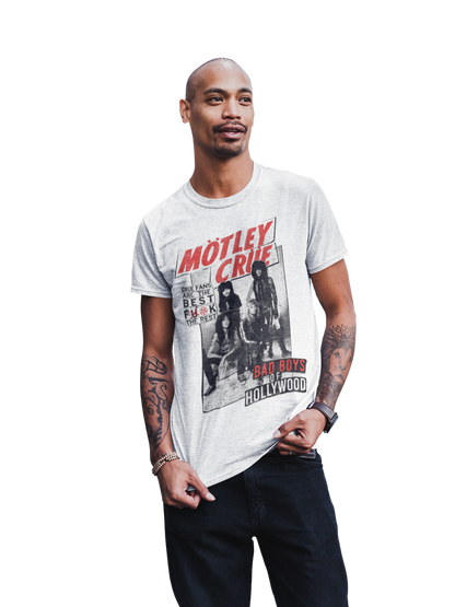 MERCHMOMENT Motley Crue Crue Fans Jumbo Print T-shirt [Apparel]