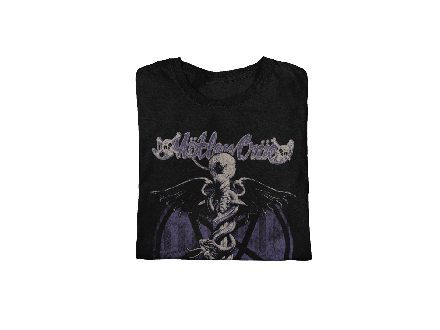 MERCHMOMENT Motley Crue Dark Doctor Jumbo Print T-shirt [Apparel]
