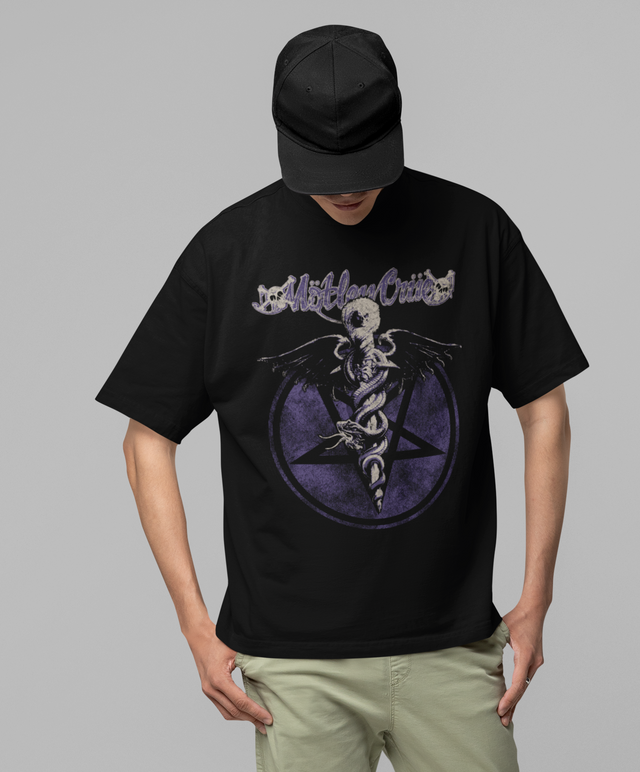 Stakes - Motley Crue Dark Doctor Jumbo Print T-shirt []