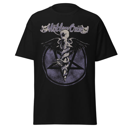 MERCHMOMENT Motley Crue Dark Doctor Jumbo Print T-shirt [Apparel]