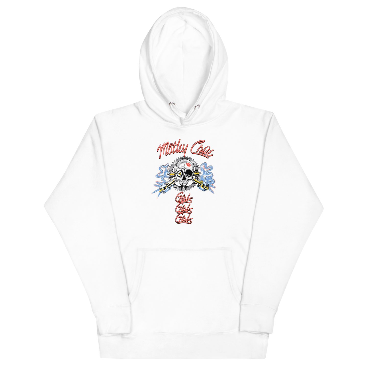 MERCHMOMENT Motley Crue Girl's Skull Classic Hoodie [Apparel]