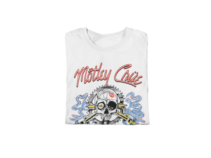 MERCHMOMENT Motley Crue Girl's Skull Jumbo Print T-shirt [Apparel]
