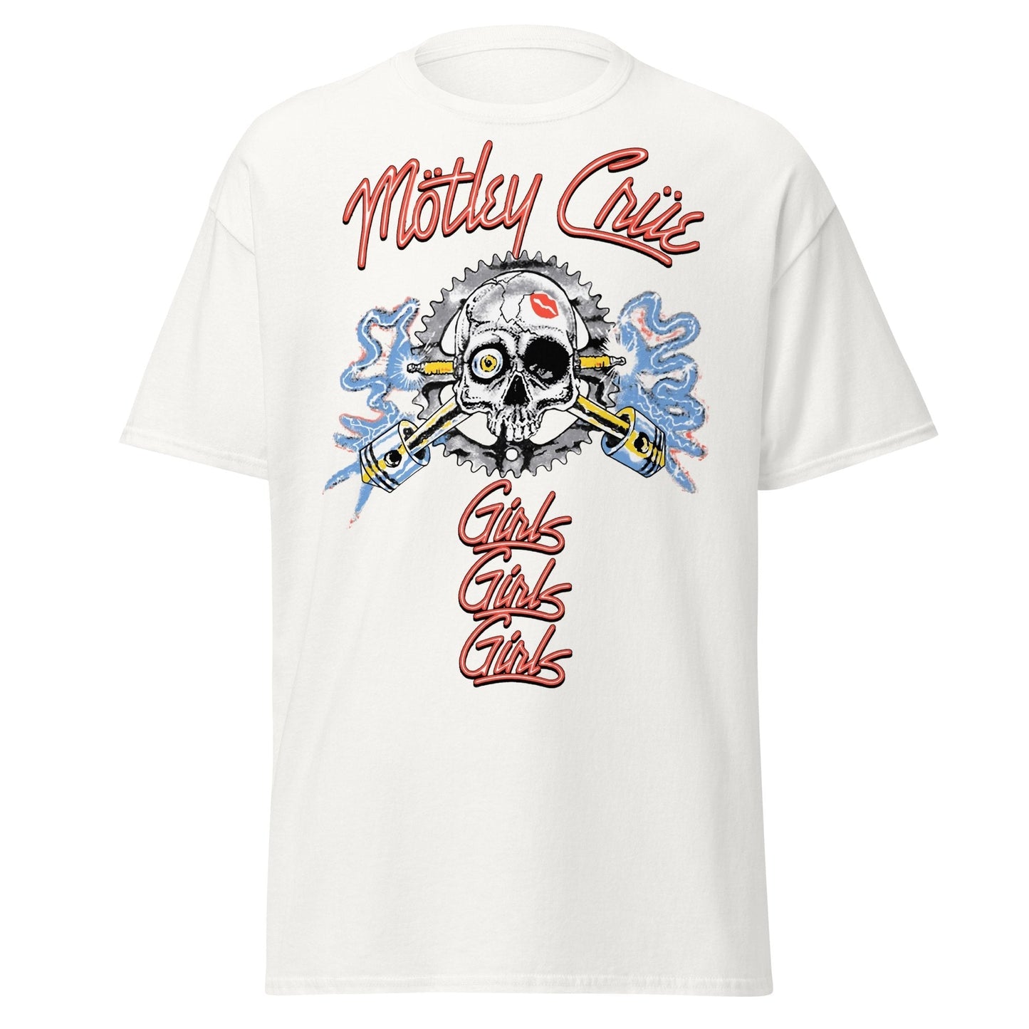 Motley Crue Girl's Skull Jumbo Print T-shirt []