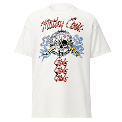MERCHMOMENT Motley Crue Girl's Skull Jumbo Print T-shirt [Apparel]