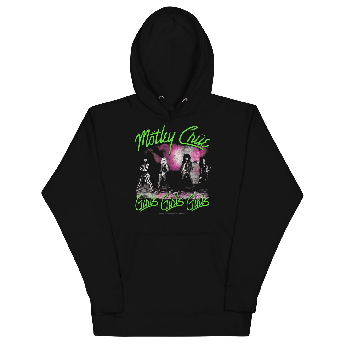 Motley Crue Green Girls Classic Hoodie []