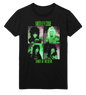 MERCHMOMENT Motley Crue Green Shout Jumbo Print T-Shirt [Apparel]