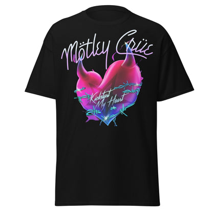 MERCHMOMENT Motley Crue Kickstart Jumbo Print T-shirt [Apparel]