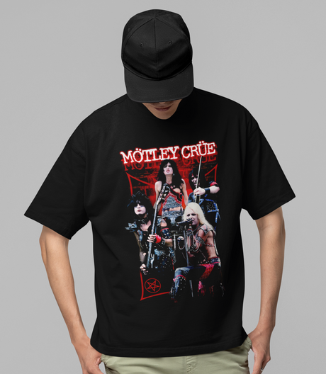 Stakes - Motley Crue Live Jumbo Print T-shirt []