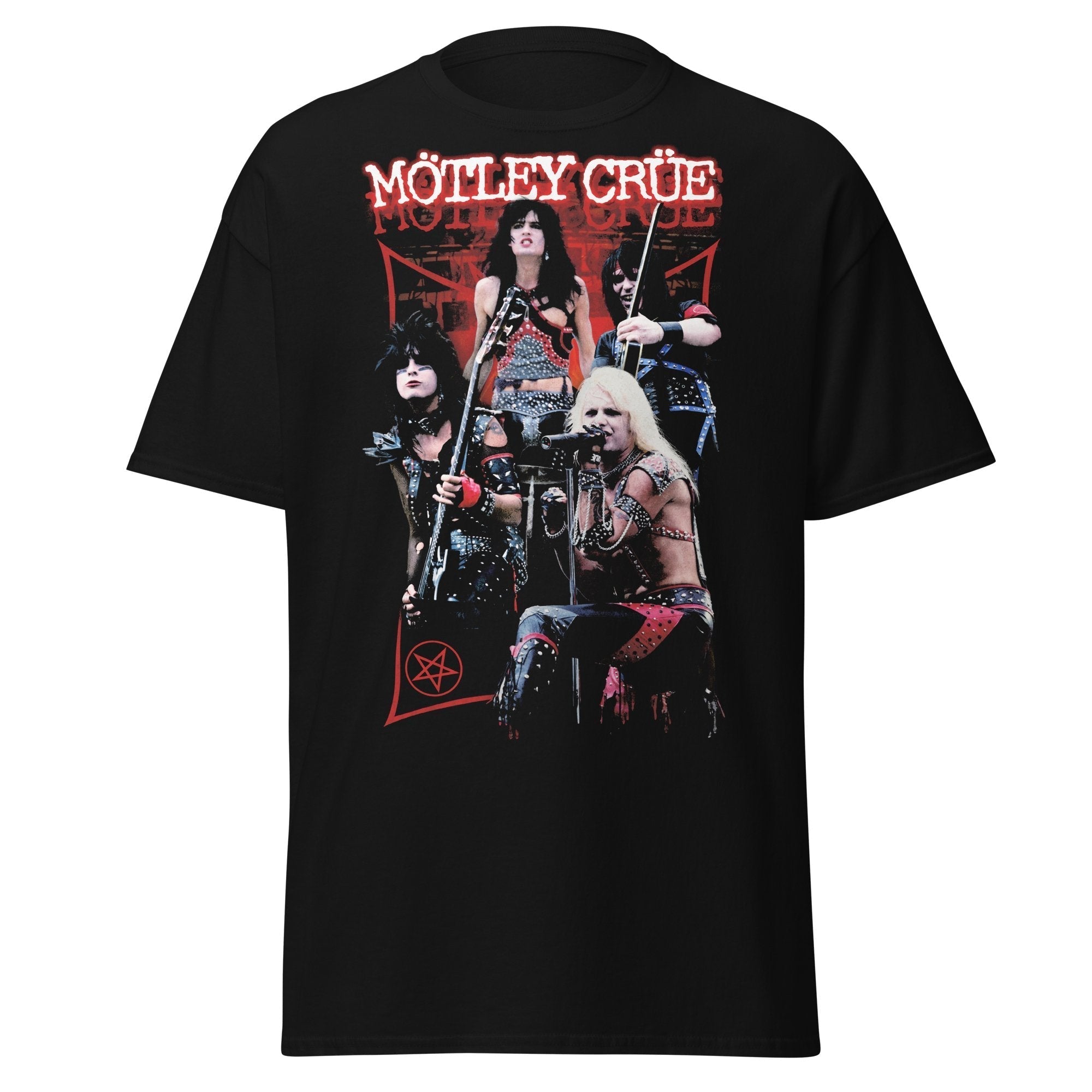 Motley Crue Live Jumbo Print T-shirt []