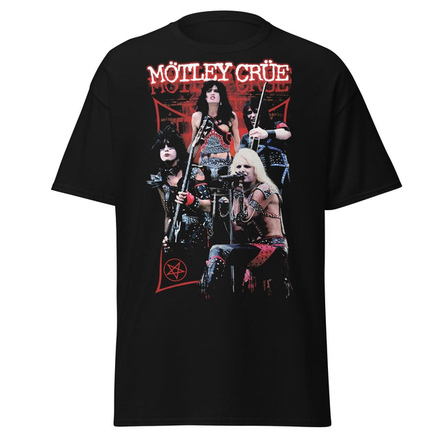 Stakes - Motley Crue Live Jumbo Print T-shirt []