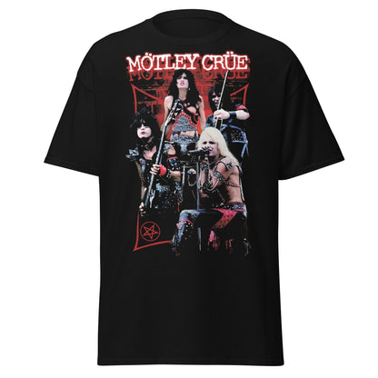 MERCHMOMENT Motley Crue Live Jumbo Print T-shirt [Apparel]