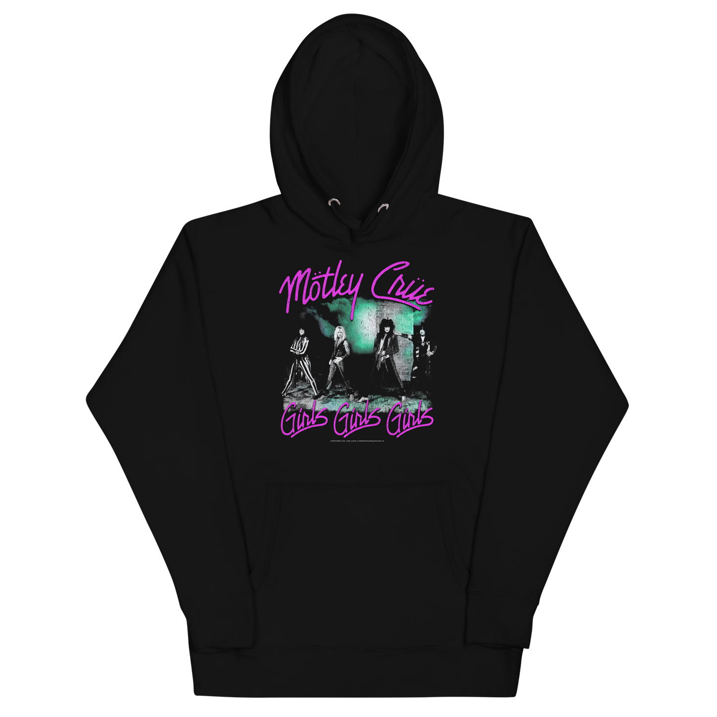 MERCHMOMENT Motley Crue Pink Girls Classic Hoodie [Apparel]