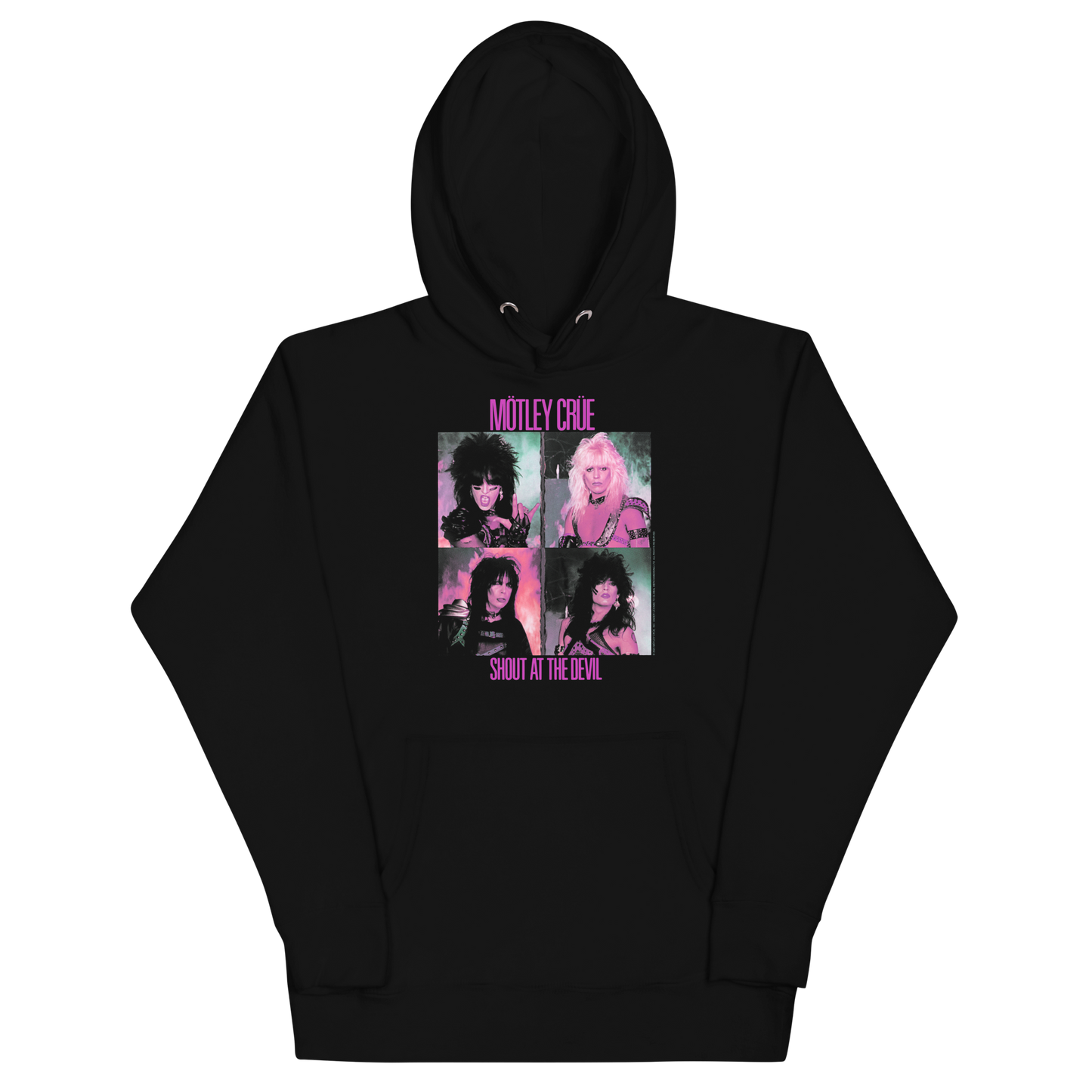 MERCHMOMENT Motley Crue Pink Shout Classic Hoodie [Apparel]