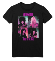 MERCHMOMENT Motley Crue Pink Shout Jumbo Print T-Shirt [Apparel]