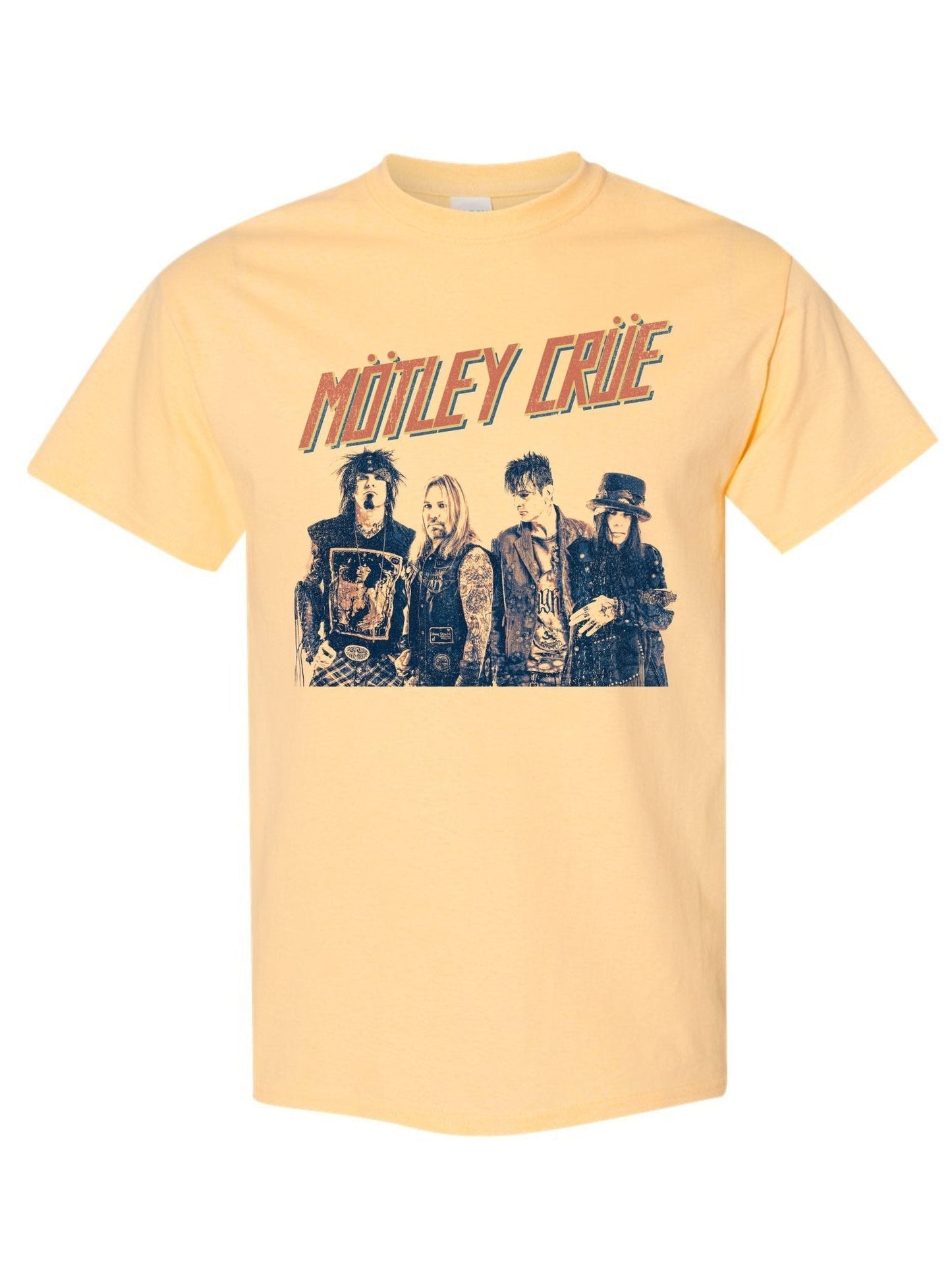 MERCHMOMENT Motley Crue - Retro Boomin Jumbo Print T-Shirt [Apparel]