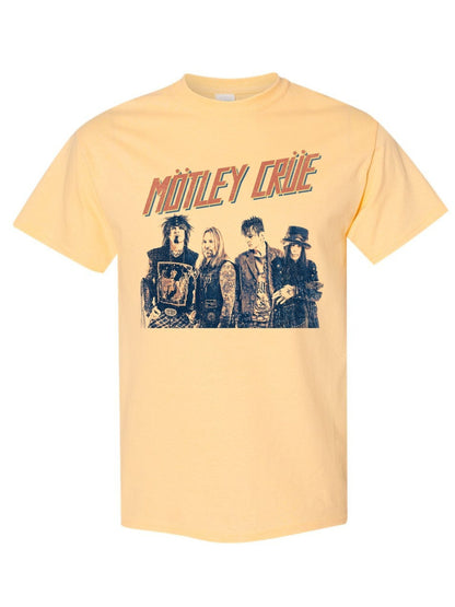 MERCHMOMENT Motley Crue - Retro Boomin Jumbo Print T-Shirt [Apparel]
