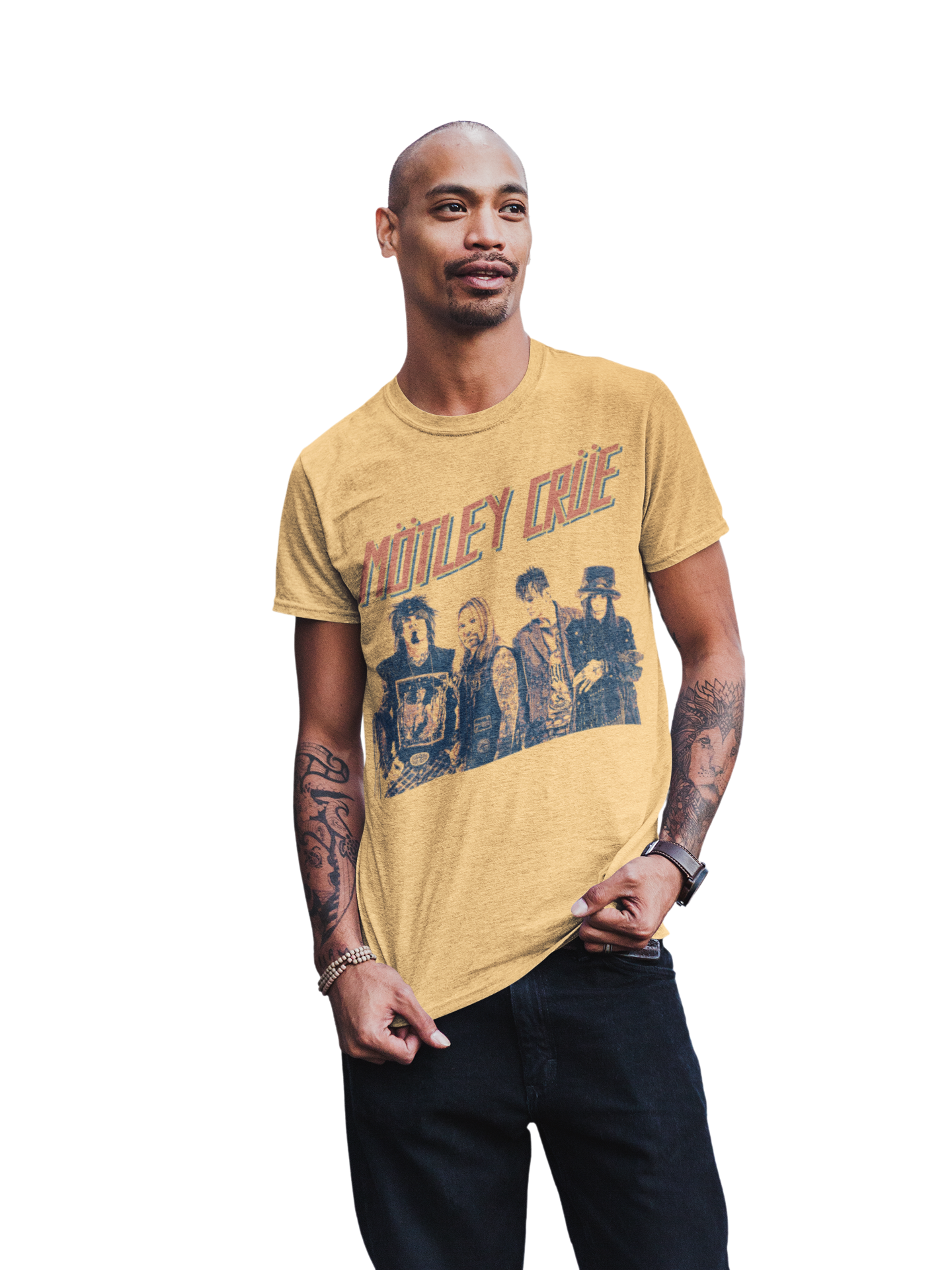 MERCHMOMENT Motley Crue - Retro Boomin Jumbo Print T-Shirt [Apparel]