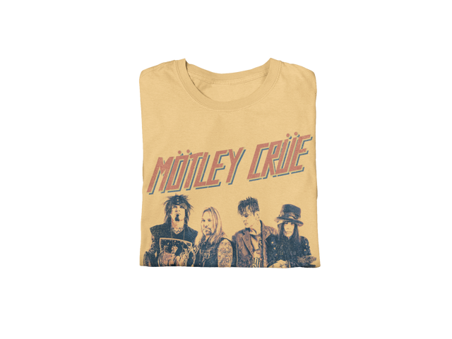 Motley Crue - Retro Boomin Jumbo Print T-Shirt []