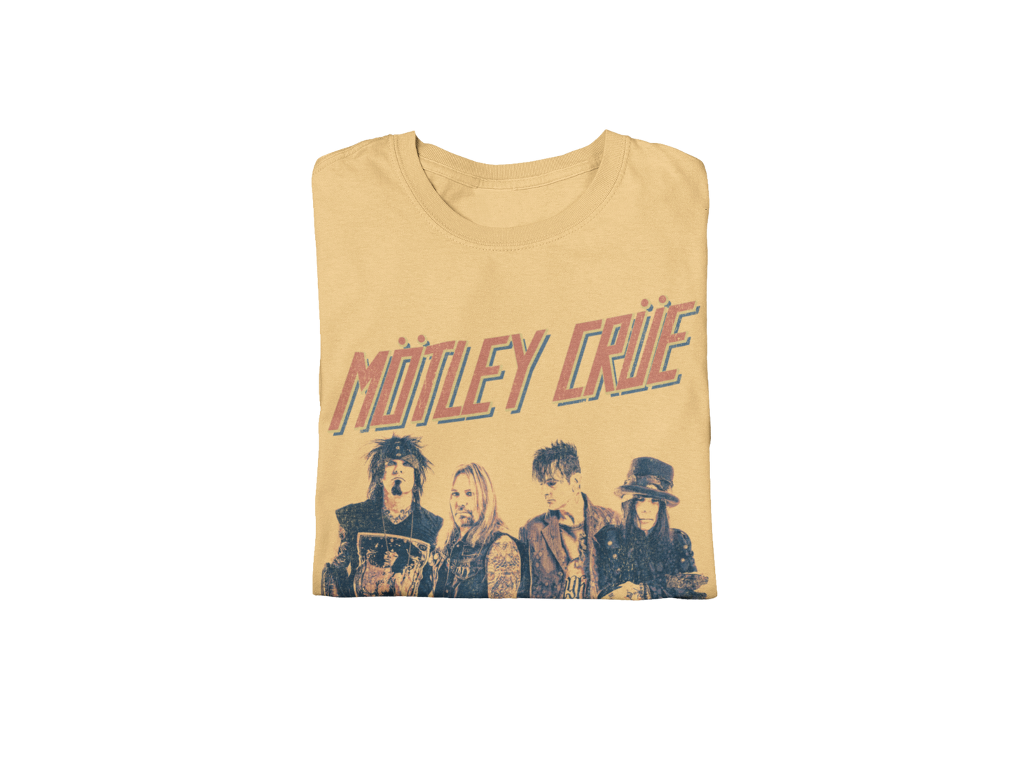 MERCHMOMENT Motley Crue - Retro Boomin Jumbo Print T-Shirt [Apparel]