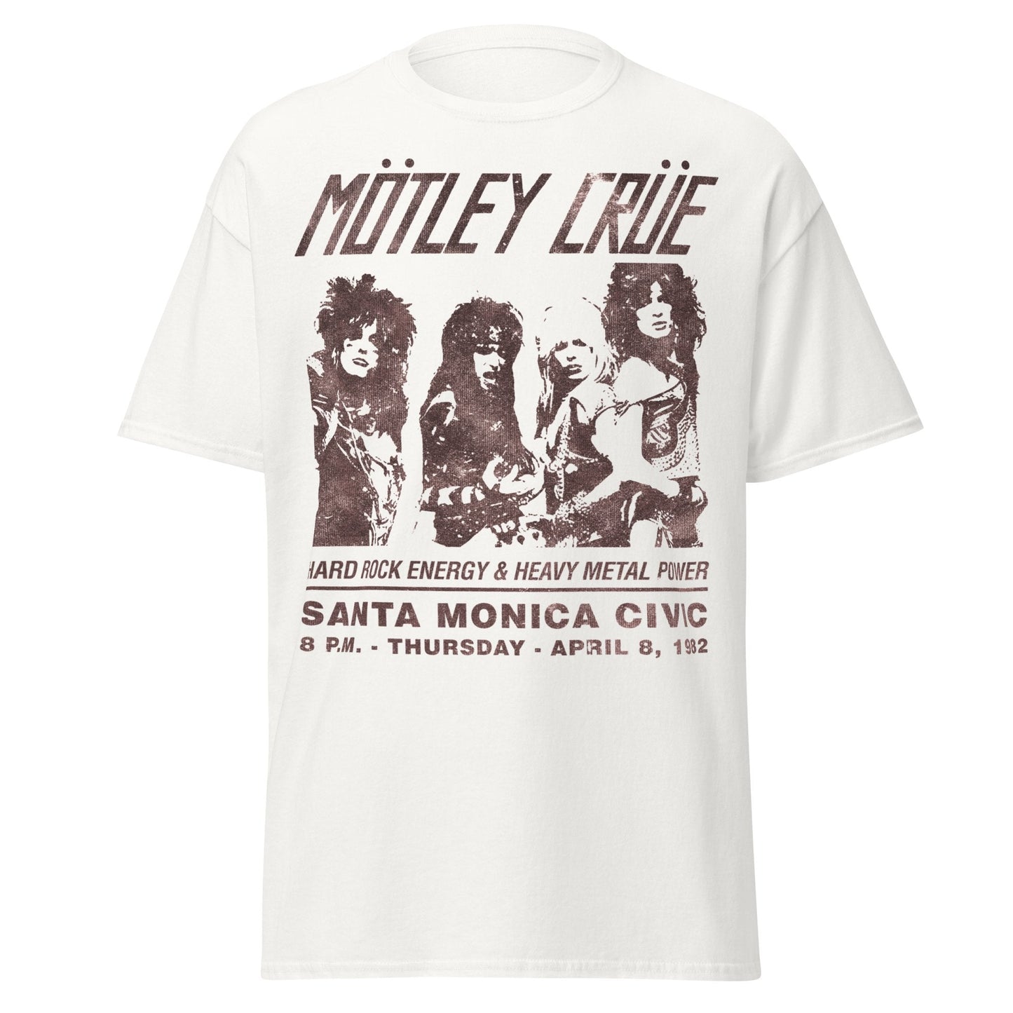 MERCHMOMENT Motley Crue - Santa Monica Jumbo Print T-Shirt [Apparel]